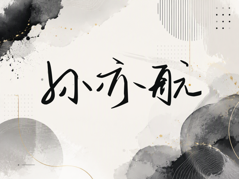 孙亦航签名（时尚签）