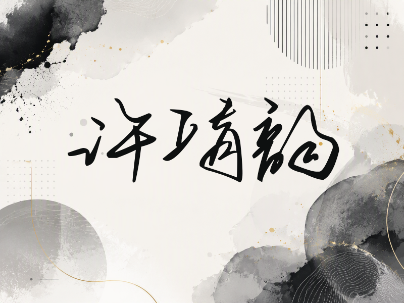 许靖韵签名（时尚签）