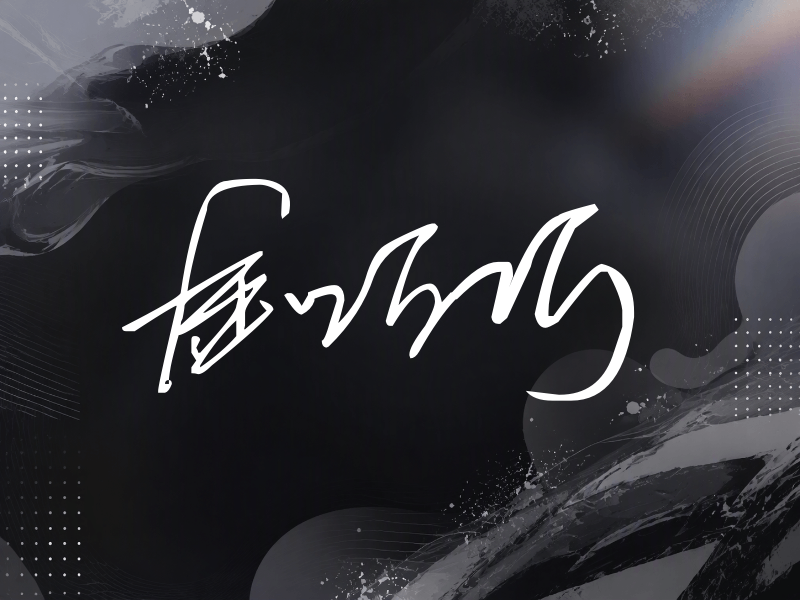 金巧巧签名（公务连笔）