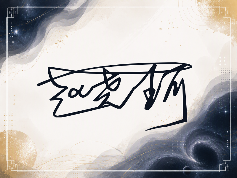 赵尧珂签名图片
