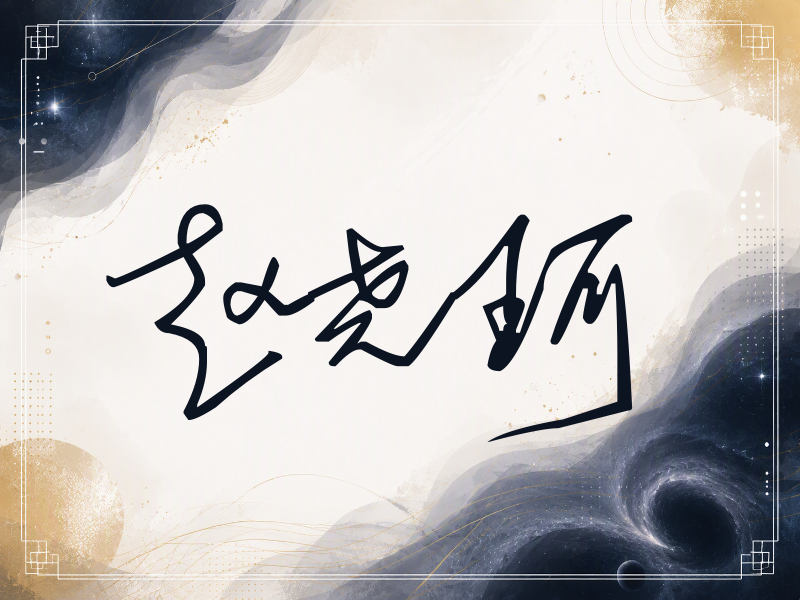 赵尧珂签名（公务连笔）