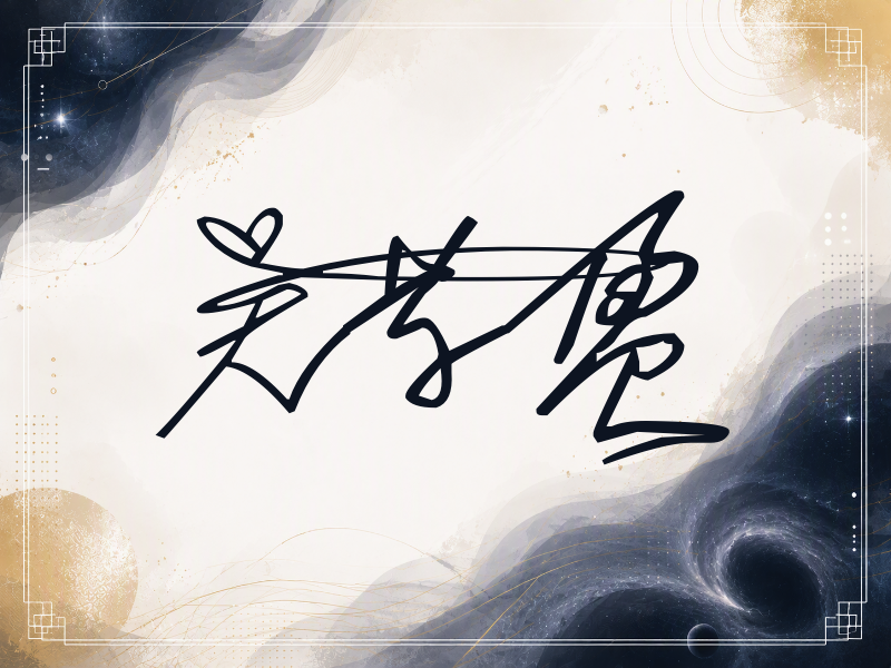 吴芊盈签名（连笔签）