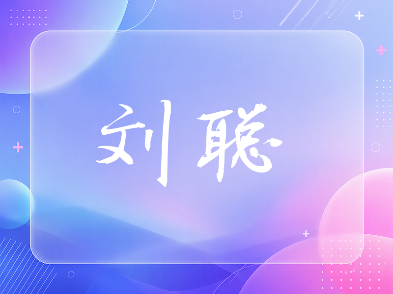 刘聪签名（公务签）