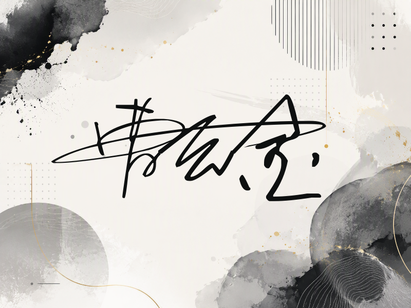 曹云金签名图片