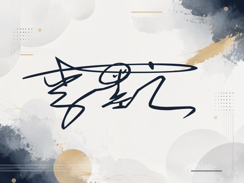 李墨之签名图片