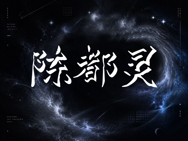 陈都灵签名（立体签名）