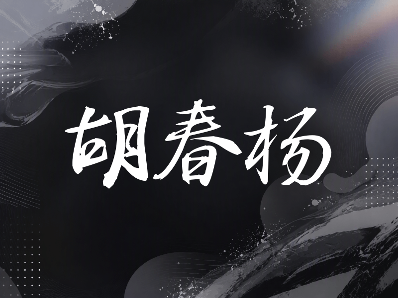 胡春杨签名（公务签）