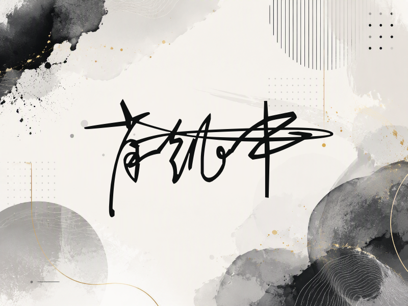 肖凯中签名图片