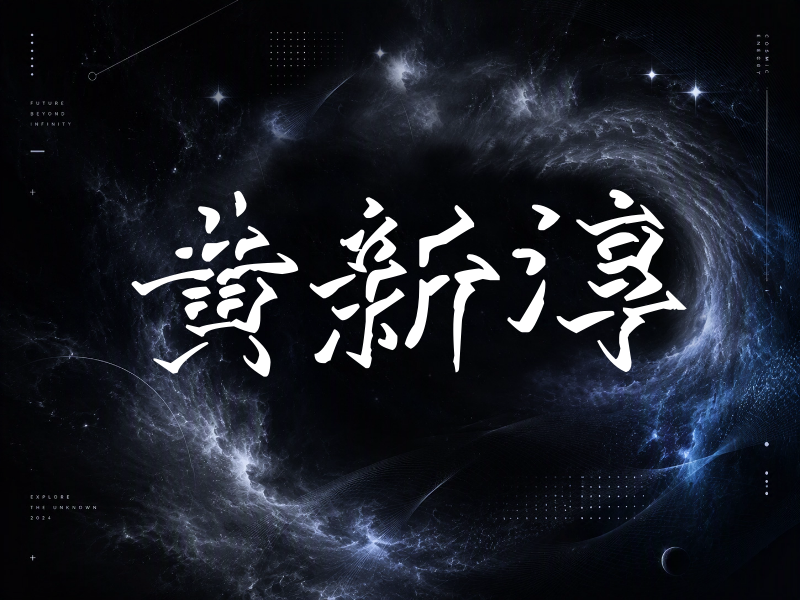 黄新淳签名（立体签名）