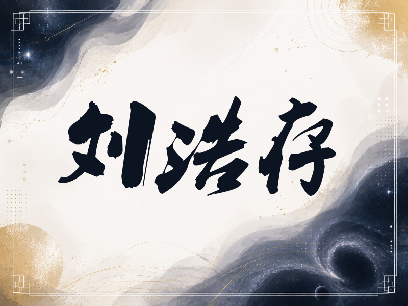 刘浩存签名（刀锋世界）