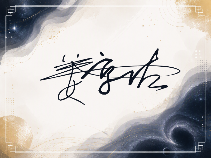 姜京佐签名（连笔签）