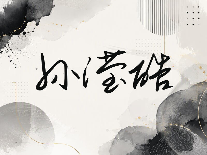 孙滢皓签名（时尚签）