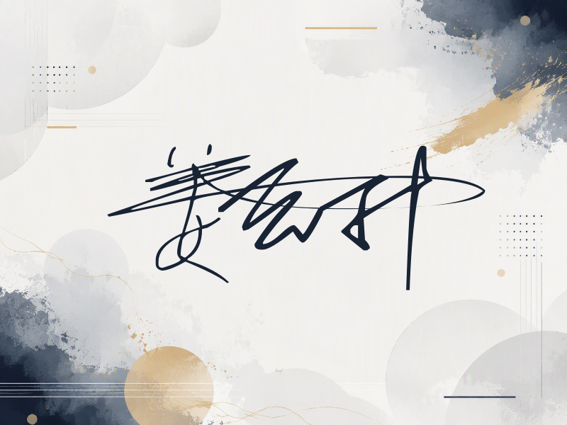 姜云升签名图片
