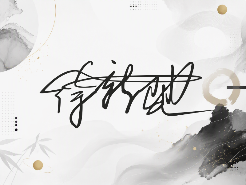 徐新驰签名图片