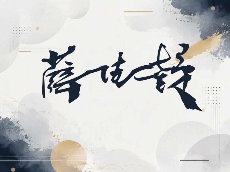 薛佳凝签名（连笔书法）