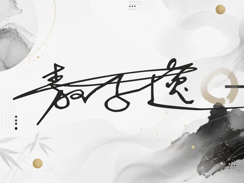 敖子逸签名图片