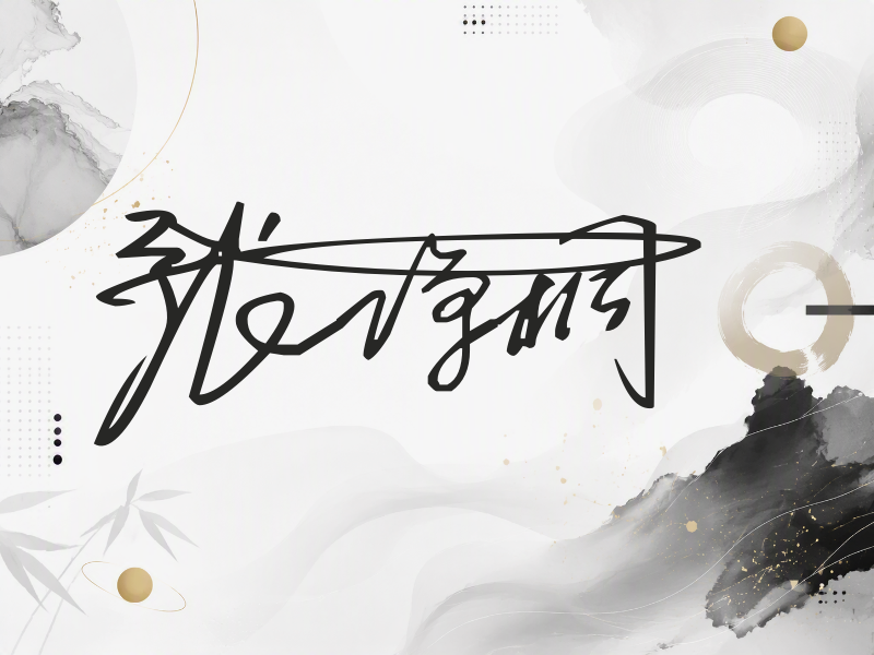 张净桐签名图片