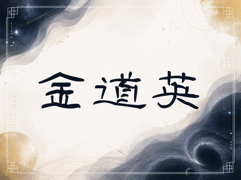 金道英签名（签名体）
