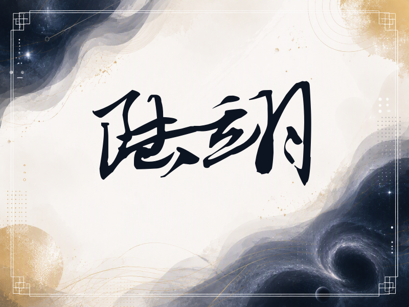 陆翊签名（连笔书法）