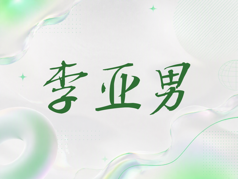 李亚男签名（公务签）