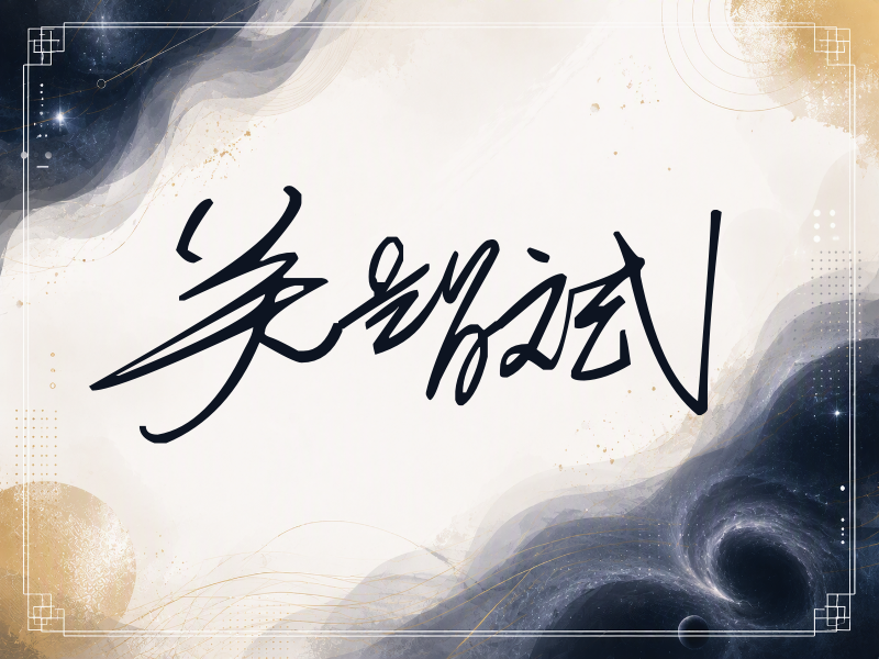 关智斌签名（公务连笔）