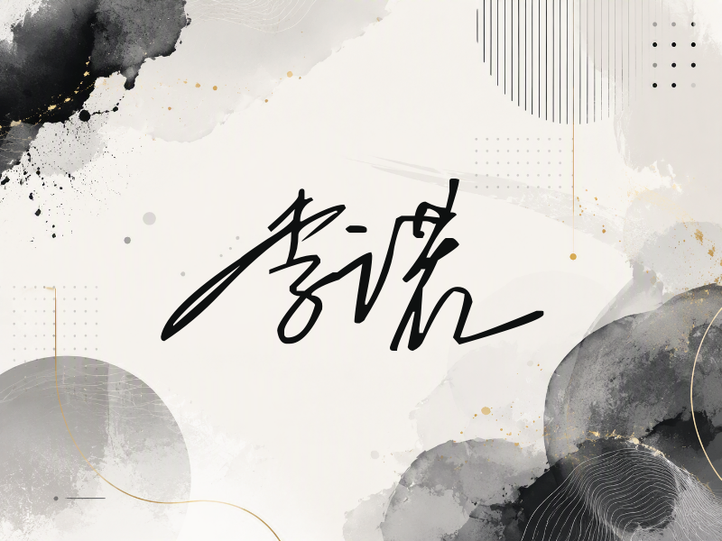 李诺签名（公务连笔）