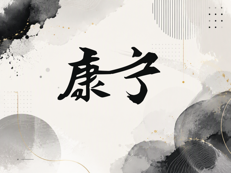 康宁签名（连笔书法）