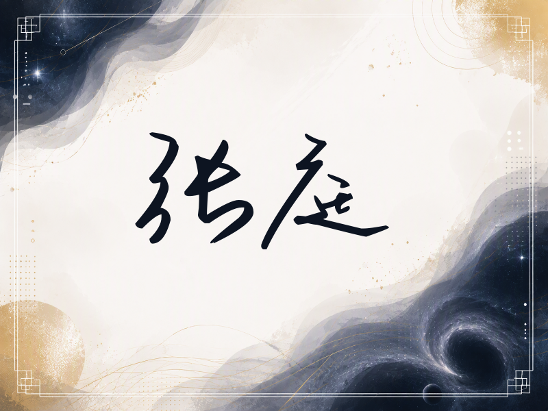 张庭签名（时尚签）