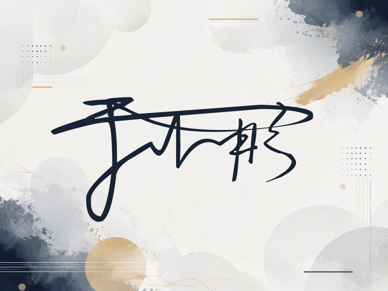 于小彤签名图片