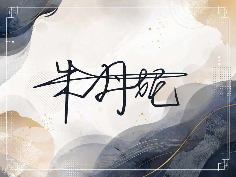 朱丹妮签名图片