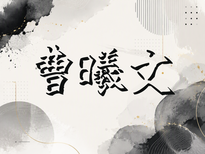 曹曦文签名（立体签名）