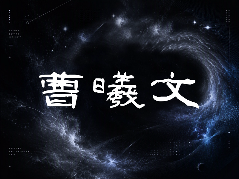 曹曦文签名（签名体）