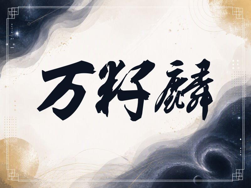 万籽麟签名（刀锋世界）