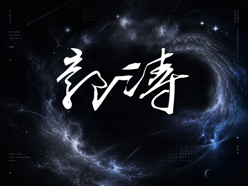 郭涛签名（连笔书法）