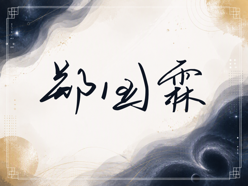 郑国霖签名（时尚签）