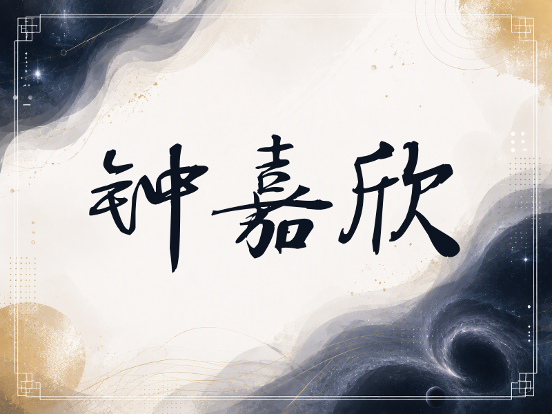 钟嘉欣签名（公务签）
