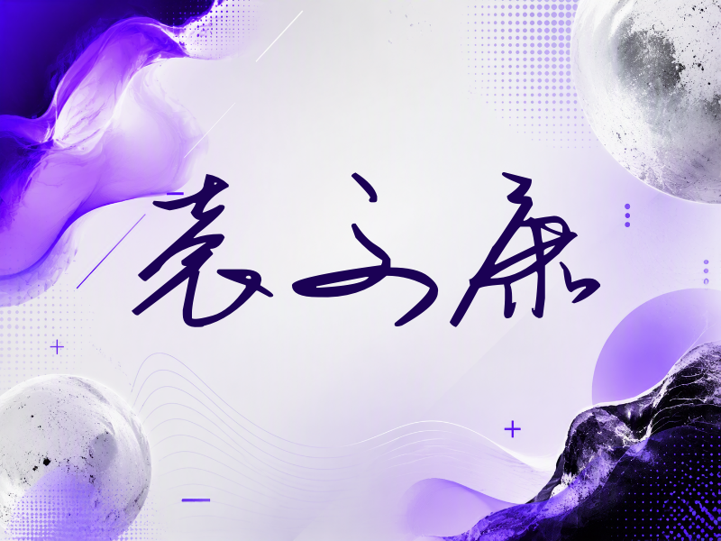 袁文康签名（时尚签）