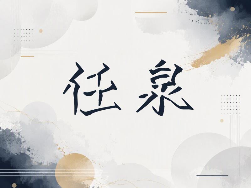 任泉签名（立体签名）