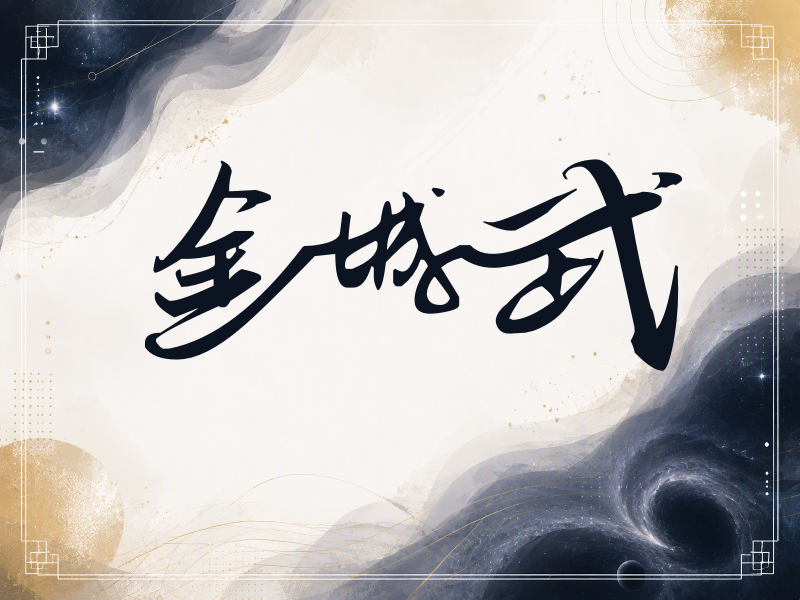 金城武签名（连笔书法）