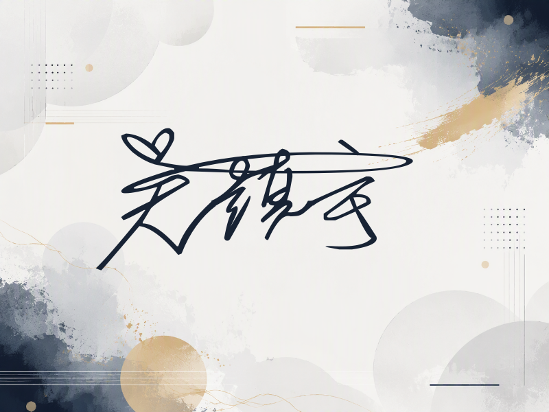 吴镇宇签名（连笔签）