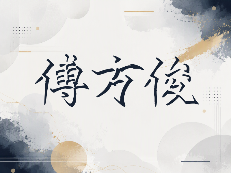 傅方俊签名（立体签名）