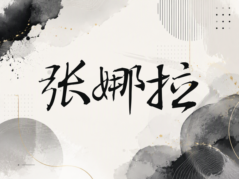 张娜拉签名（公务签）