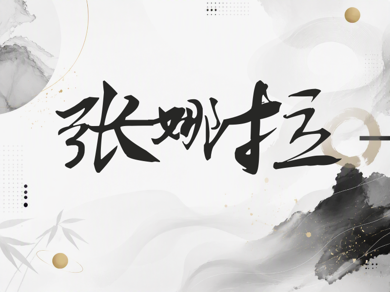 张娜拉签名（连笔书法）