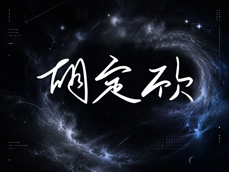 胡定欣签名（时尚签）