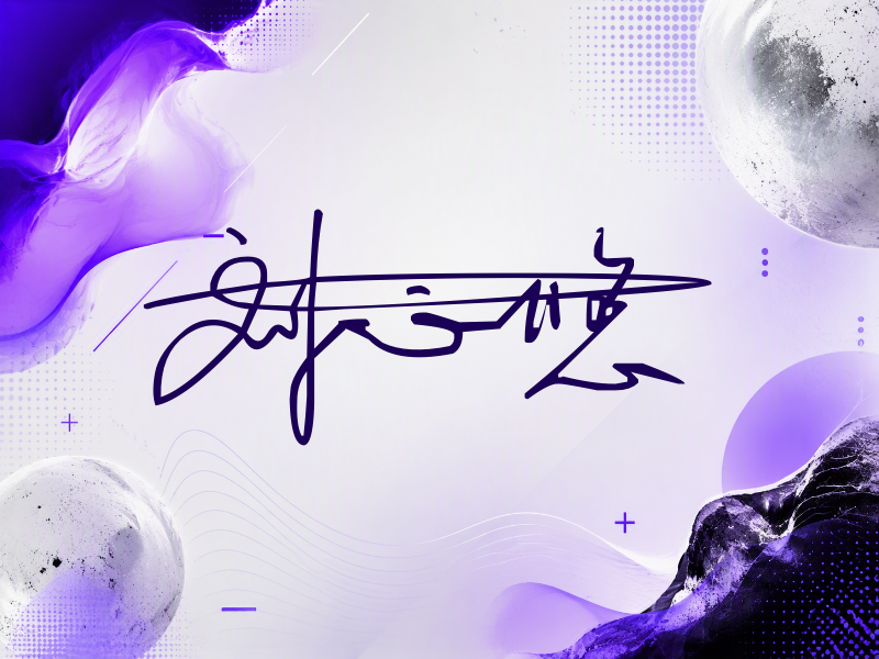 刘心悠签名图片