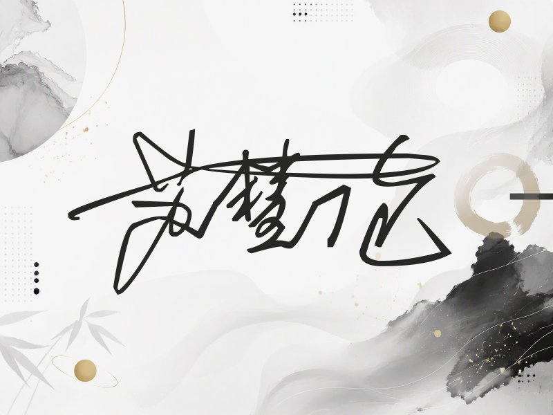 苏慧伦签名图片