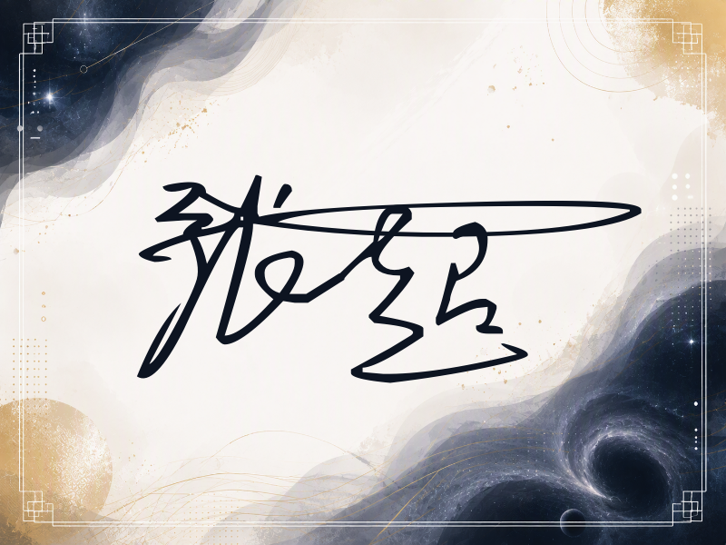 张超签名图片