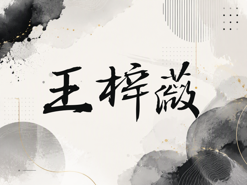 王梓薇签名（公务签）