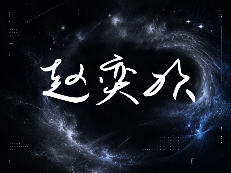 赵奕欢签名（时尚签）
