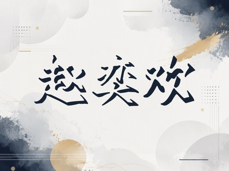 赵奕欢签名（立体签名）